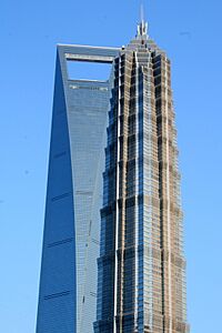 Shanghai World Financial Center + Jin Mao Tower