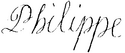 Philip V's signature