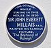 Sir John Everett Millais blue plaque, Devon.jpg