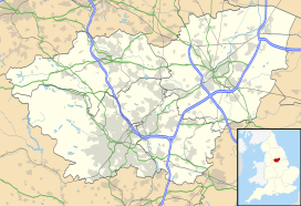 Map showing the location of Firth Wood
