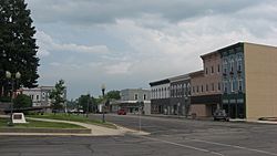 South side of courthouse square in Sullivan