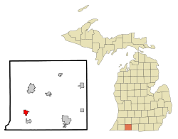 Location of Constantine, Michigan