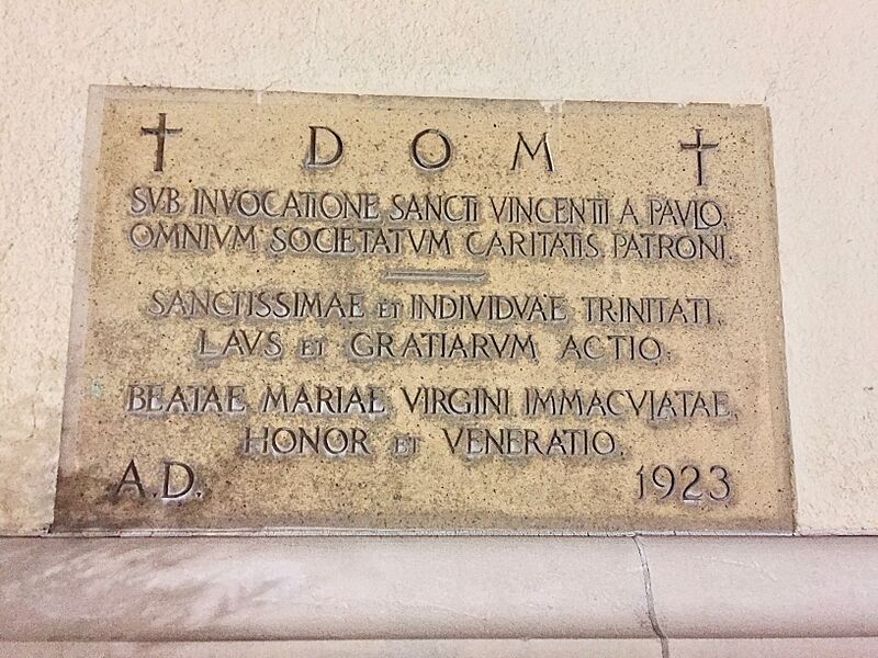 St. Vincent cornerstone