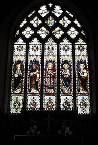 St Peter and St Mary's church, Stowmarket - south east window