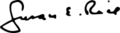 Susan Rice signature