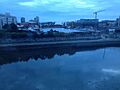 The River Dodder - 300 metres from its Liffey confluence