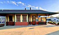 Toccoa Station in Toccoa, Georgia, is a rail depot served by the Amtrak Crescent train 04