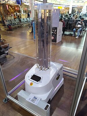 UV robot at Heathrow Airport