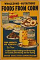 United States Food Admininstration corn products poster