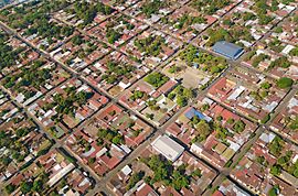 Fotografia del centro de la ciudad de Chichigalpa.