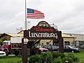 Welcome to Luxemburg sign in Luxemburg Wisconsin