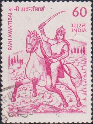 1137-Rani-Avantibai-India-Stamp-1988
