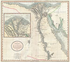 1805 Cary Map of Egypt - Geographicus - Egypt-cary-1805
