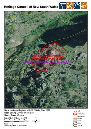 1984 - Rock Bolting Development Site - SHR Plan No 2892 (5060277b100)