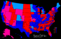 1992 Presidential Election, Results by Congressional District