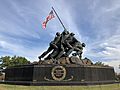2018-10-31 15 25 21 The west side of the Marine Corps War Memorial in Arlington County, Virginia