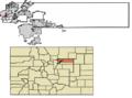 Adams County Colorado Incorporated and Unincorporated areas Federal Heights Highlighted 0826270