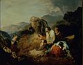 An Irish Peasant Family Discovering the Blight of their Store by Daniel MacDonald