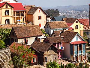 Antananarivo houses architecture