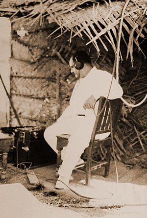 Ardeshir Irani recording Alam Ara, 1931