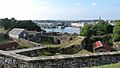 Bayonne place du réduit vue de la citadelle