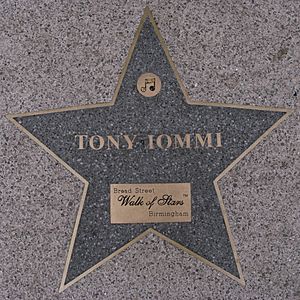 Birmingham Walk of Stars Tony Iommi