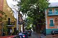 Buildings on Calle del Cristo, San Juan, Puerto Rico