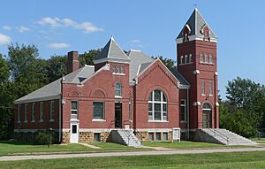 Burr Oak, Kansas United Methodist from NW 1