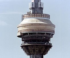 CN Tower under construction (April 1975)