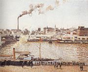 Camille Pissarro (1830-1903) - 'View of Rouen', 1898