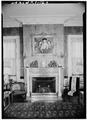 Candace Allen House, 1958 FIREPLACE IN SOUTHEAST PARLOR