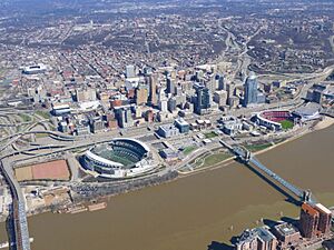 Cincinnati Riverfront March 2022