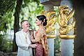Couple at a pre-wedding ceremony in Thailand
