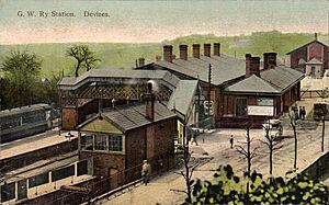 Devizes station 1900