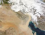 Dust Extends from Saudi Arabia to Iran