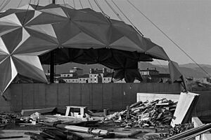 Fiske Planetarium's Construction (Marty Day, 1974)