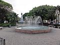 Fountain at Plaza Munoz Rivera looking East in Barrio Segundo, Ponce, Puerto Rico (DSC01739)