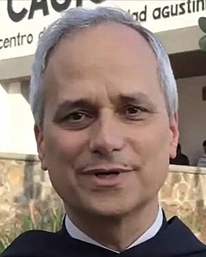 Future Pope Leo XIV in 2012 headshot
