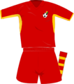 Ghana away kit 2008