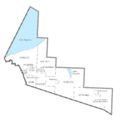 Gogebic County, MI census map