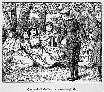 Illustrations by K. M. Skeaping for the Holiday Prize by E. D. Adams-pg-076-One and all declined lemonade