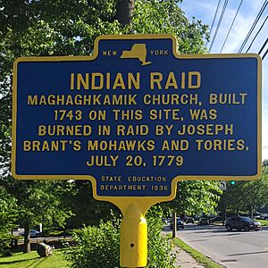 Indian Raid, Maghaghkamik Church, NYSHM