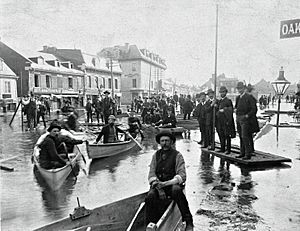Inondation Square Chaboillez 1886