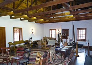 Jacob Hamblin Home, second story interior - Santa Clara, Utah - 17 January 2015