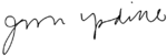 John Updike signature.svg