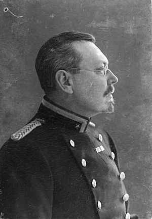 Josef Hammar in his military uniform