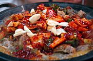 Korean cuisine-Kkomjangeo bokkeum-01