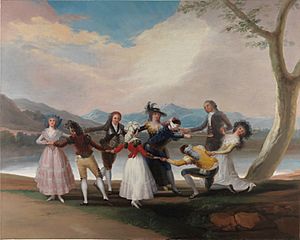 La gallina ciega (cartón restaurado) por Francisco de Goya.jpg