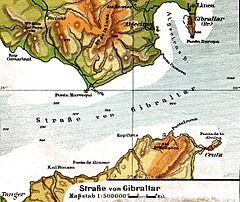 Lange diercke sachsen europaeische landschaften gibraltar