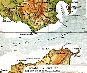 Lange diercke sachsen europaeische landschaften gibraltar